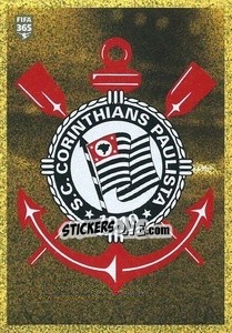 Sticker SC Corinthians Logo - FIFA 365 2021 n. 356 - Panini