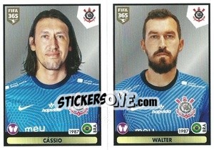 Figurina Cássio / Walter - FIFA 365 2021 - Panini