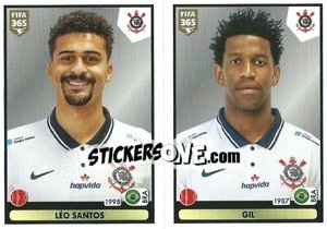 Sticker Léo Santos / Gil - FIFA 365 2021 - Panini