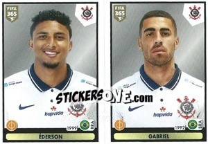 Sticker Éderson / Gabriel - FIFA 365 2021 n. 366 - Panini