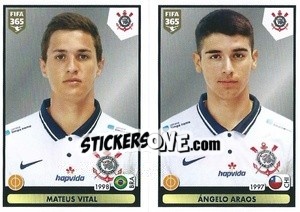 Sticker Mateus Vital / Ángelo Araos - FIFA 365 2021 n. 367 - Panini