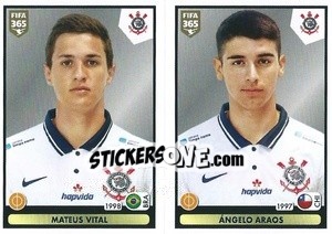 Cromo Mateus Vital / Ángelo Araos - FIFA 365 2021 - Panini