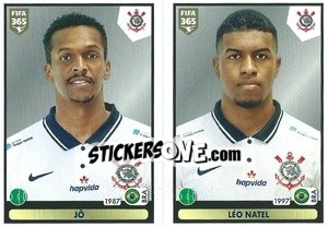 Sticker Jô / Léo Natel - FIFA 365 2021 n. 368 - Panini