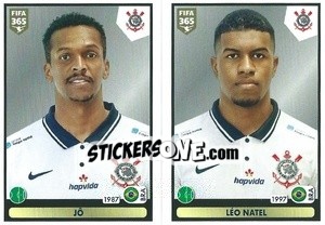 Sticker Jô / Léo Natel - FIFA 365 2021 - Panini