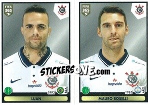 Sticker Luan / Mauro Boselli - FIFA 365 2021 n. 370 - Panini