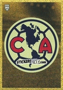 Sticker Club América Logo - FIFA 365 2021 n. 371 - Panini