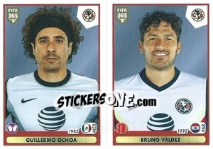 Cromo Guillermo Ochoa / Bruno Valdez - FIFA 365 2021 - Panini