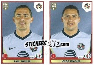 Sticker Paul Aguilar / Jorge Sánchez - FIFA 365 2021 n. 375 - Panini
