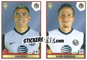 Sticker Luis Reyes / Rubén González - FIFA 365 2021 n. 376 - Panini