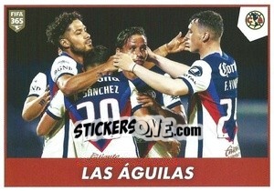 Cromo Club América - Las Águilas