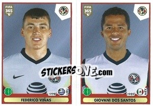 Figurina Federico Viñas / Giovani Dos Santos - FIFA 365 2021 - Panini