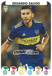Sticker Eduardo Salvio - FIFA 365 2021 n. 389 - Panini
