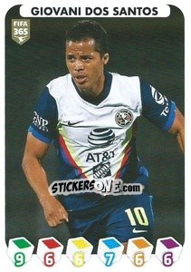 Figurina Giovani dos Santos - FIFA 365 2021 - Panini