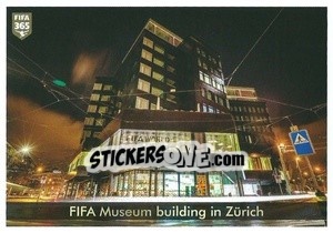 Sticker Fifa Museum Building In Zürich - FIFA 365 2021 n. 406 - Panini