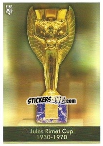 Sticker Jules Rimet Cup - 1930-1970 - FIFA 365 2021 n. 411 - Panini