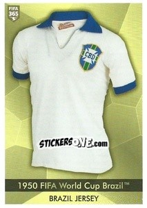 Cromo 1950 Fifa World Cup Brazil™ Brazil Jersey - FIFA 365 2021 n. 413 - Panini