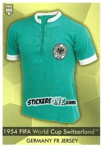 Figurina 1954 FIFA World Cup Switzerland™ - Germany FR Jersey