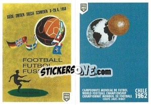 Sticker Sweden 1958 - Chile 1962 - FIFA 365 2021 n. 419 - Panini