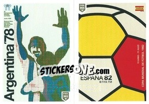 Sticker Argentina 1978 - Spain 1982 - FIFA 365 2021 n. 422 - Panini