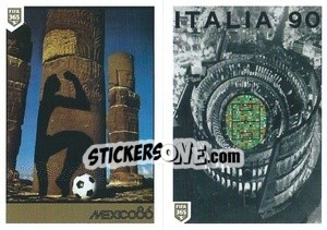 Sticker Mexico 1986 - Italy 1990