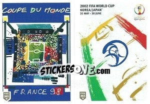 Sticker France 1998 - South Korea - Japan 2002