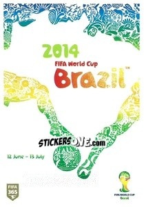 Sticker Brazil 2014 - FIFA 365 2021 - Panini