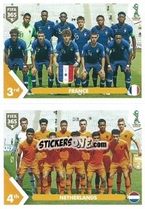 Cromo France - Netherlands - FIFA 365 2021 - Panini