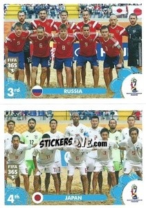 Cromo Russia - Japan - FIFA 365 2021 - Panini