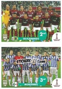 Cromo CR Flamengo - Monterrey - FIFA 365 2021 - Panini