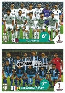 Sticker Al Sadd Sc - Hienghène Sport - FIFA 365 2021 n. 449 - Panini