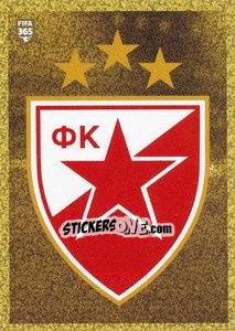 Cromo FK Crvena zvezda Logo - FIFA 365 2021 - Panini