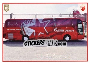Figurina FK Crvena zvezda bus / fans