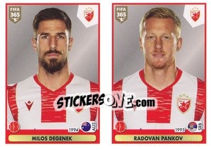 Cromo Miloš Degenek / Radovan Pankov - FIFA 365 2021 - Panini