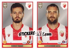 Sticker Mirko Ivanic / Aleksandar Katai - FIFA 365 2021 - Panini