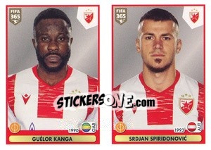 Sticker Guélor Kanga / Srdjan Spiridonovic - FIFA 365 2021 n. S13 - Panini