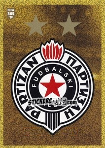 Sticker FK Partizan - Logo - FIFA 365 2021 n. S16 - Panini