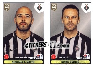 Figurina Nemanja R. Miletic / Bojan Ostojic - FIFA 365 2021 - Panini