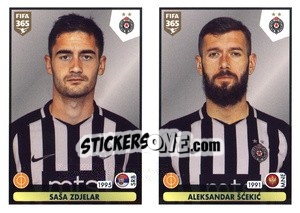 Sticker Saša Zdjelar / Aleksandar Šcekic - FIFA 365 2021 - Panini