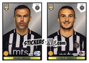 Sticker Bibras Natkho / Djordje Ivanovic - FIFA 365 2021 n. S26 - Panini