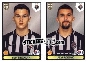 Sticker Filip Stevanovic / Lazar Pavlovic - FIFA 365 2021 n. S27 - Panini