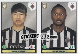 Figurina Takuma Asano / Umar Sadiq - FIFA 365 2021 - Panini