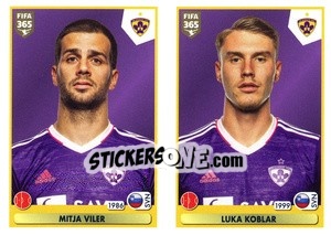 Sticker Mitja Viler / Luka Koblar - FIFA 365 2021 - Panini