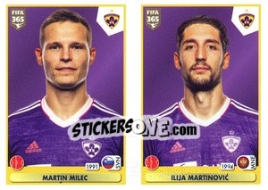 Sticker Martin Milec / Ilija Martinovic - FIFA 365 2021 n. S36 - Panini
