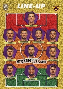 Sticker NK Maribor - line-up - FIFA 365 2021 n. S40 - Panini