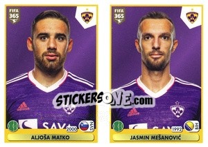 Cromo Aljoša Matko / Jasmin Mešanovic - FIFA 365 2021 - Panini