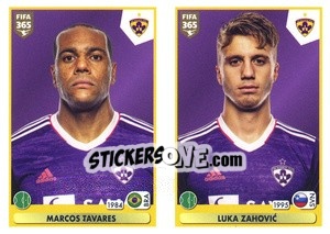 Cromo Marcos Tavares / Luka Zahovic - FIFA 365 2021 - Panini