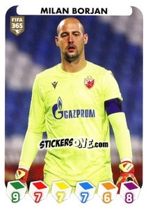 Sticker Milan Borjan - FIFA 365 2021 - Panini