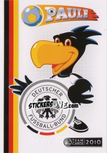 Sticker Paule - Deutsche Nationalmannschaft 2010. Cards - Panini