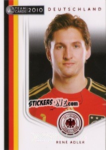 Sticker Rene Adler - Deutsche Nationalmannschaft 2010. Cards n. 2 - Panini