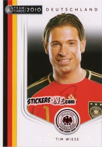 Sticker Tim Wiese - Deutsche Nationalmannschaft 2010. Cards n. 3 - Panini